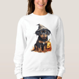 Sudadera Rottweiler Puppy Halloween Sweatshirt
