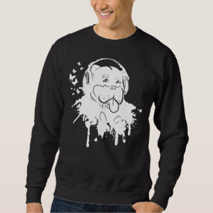 Sudadera Rottweiler Splatter Graffiti