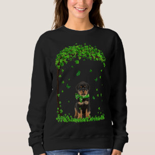 Sudadera Rottweiler St Patricks Day Lover Irish Shamrock Do