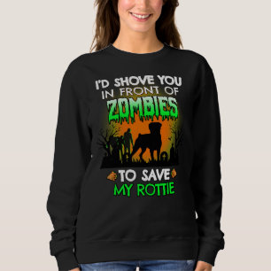 Sudadera Rottweiler Te Pondría Frente A Zombies A S