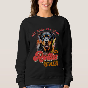 Sudadera Rottweiler TODOS LOS PERROS SON GUAY PERO ROTTIES