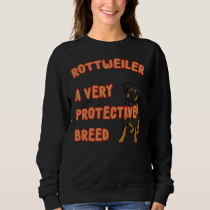 Sudadera Rottweiler Una Raza Muy Protectora Dueño Mascota S