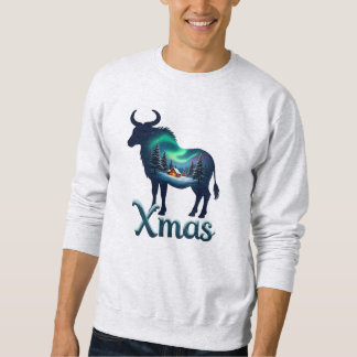 Sudadera Rótulo astrológico Taurus Xmas Celebración