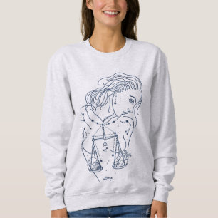 Sudadera Rótulo chica Libra Zodiac