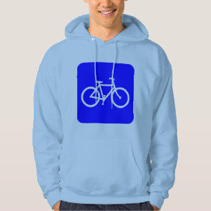 Sudadera Rótulo de bicicleta - Azul