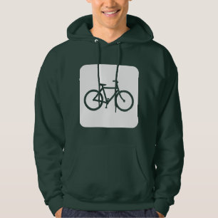Sudadera Rótulo de bicicleta - Blanco