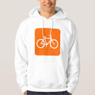 Sudadera Rótulo de bicicleta - Blanco