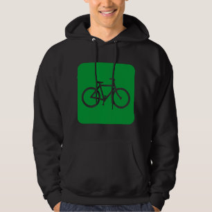 Sudadera Rótulo de bicicleta - Verde de hierba