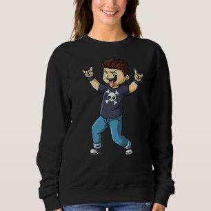 Sudadera Rótulo de mano dura de Rockefeller School Boy Musi