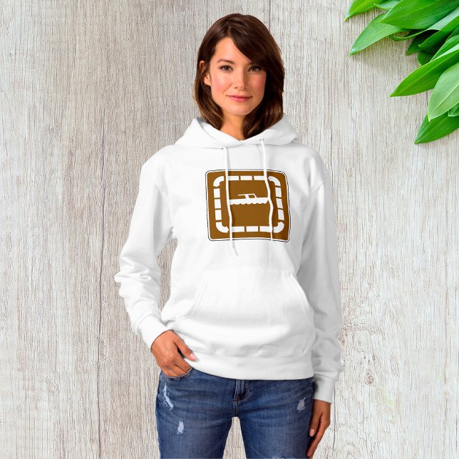 Sudadera Rótulo de símbolo de área de lanzamiento de barco (Subido por el creador)