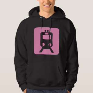 Sudadera Rótulo de tren - Rosa
