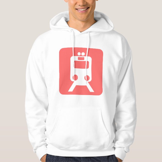 Sudadera Rótulo de trenes - (Anverso)