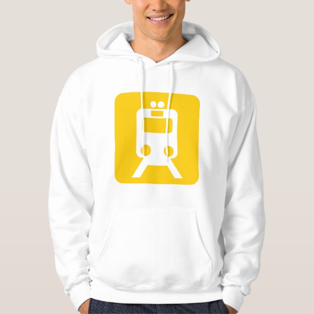 Sudadera Rótulo de trenes - (Anverso)