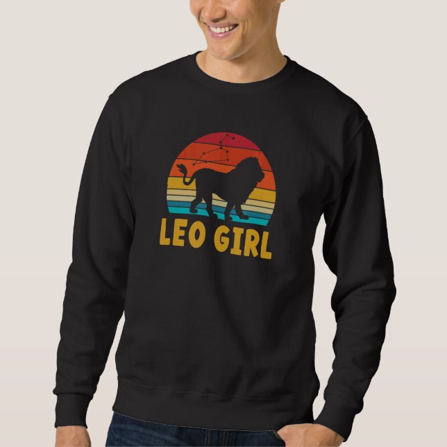 Sudadera Rótulo Leo Chica Zodiac (Anverso)