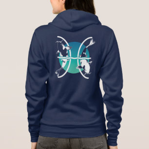 Sudadera Rótulo Pisces Zodiac
