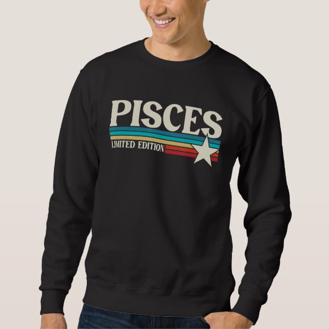 Sudadera Rótulo Pisces Zodiac (Anverso)