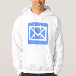 Sudadera Rótulo sobre - Azul bebé