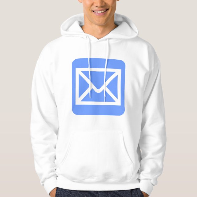 Sudadera Rótulo sobre - Azul bebé (Anverso)