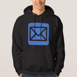 Sudadera Rótulo sobre - Azul bebé