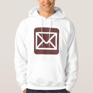 Sudadera Rótulo sobre - Marrón oscuro