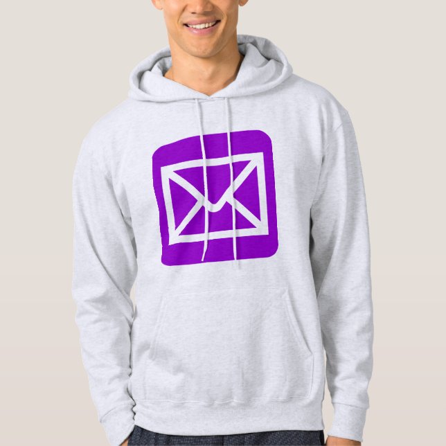 Sudadera Rótulo sobre - Naranja (Anverso)