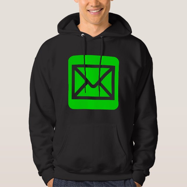Sudadera Rótulo sobre - Verde (Anverso)