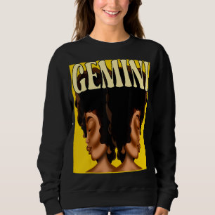 Sudadera Rótulo Sol Zodiaco Gemini Astrología Horoscopio
