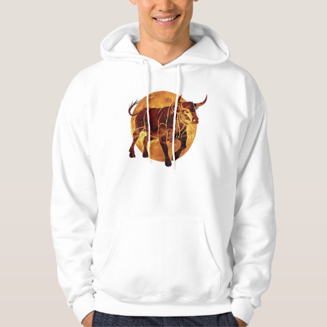 Sudadera Rótulo Taurus Zodiac (Anverso)