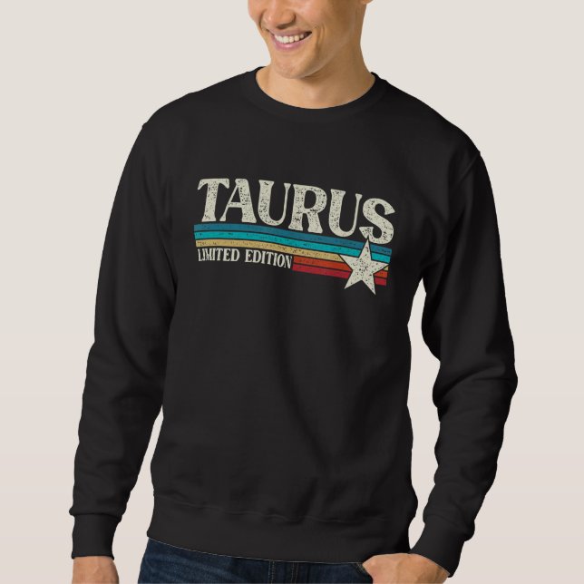 Sudadera Rótulo Taurus Zodiac (Anverso)