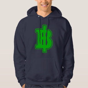 Sudadera Rótulo VERDE BAHT ฿ dinero tailandés ฿