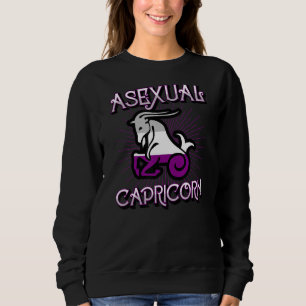 Sudadera Rótulo Zodiaco Asexual Capricornio Horóscopo L