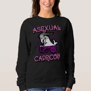 Sudadera Rótulo Zodiaco Asexual Capricornio Horóscopo L