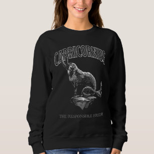 Sudadera Rótulo Zodiaco Capricornio Astrología Horoscopio