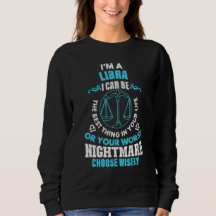 Sudadera Rótulo Zodiaco Im A Libra Gráfico