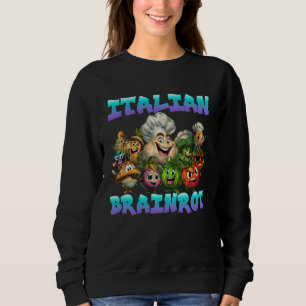 Sudadera Rotura cerebral italiana Vegetales divertidos Meme