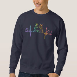 Sudadera Rough Collie Heartbeat Sweatshirt