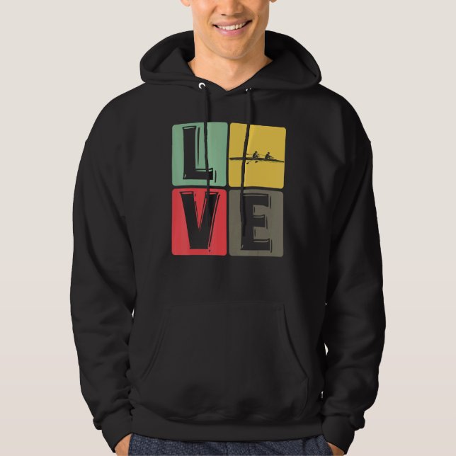 Sudadera Rowing Bot Rower Sports Fun (Anverso)