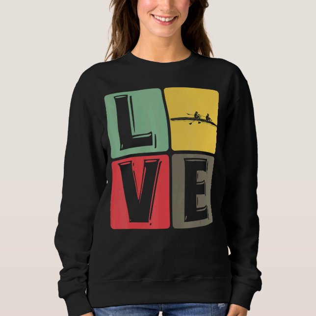 Sudadera Rowing Bot Rower Sports Fun (Anverso)