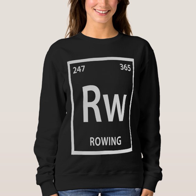 Sudadera Rowing Element   Chemistry Periodic Table (Anverso)