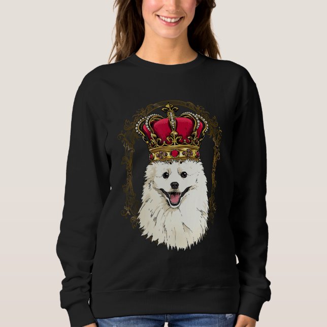 Sudadera Royal American Eskimo Spitz King Queen Princess Do (Anverso)