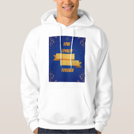 Sudadera Royal Blue and Gold Wedding T-Shirt Design