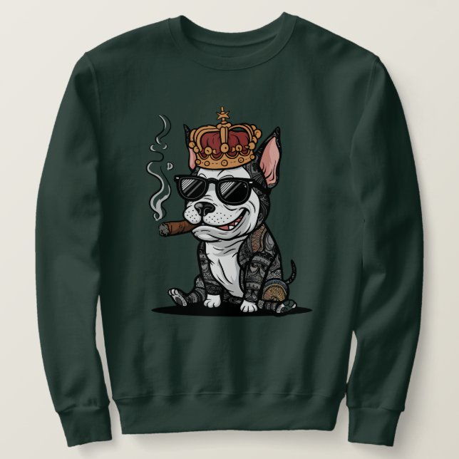Sudadera Royal Pup Swagger (Anverso del diseño)