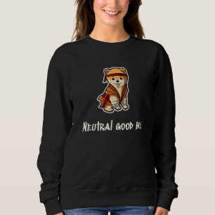 Sudadera Rpg Neutral Good Alignment Dog Monk Roleplay