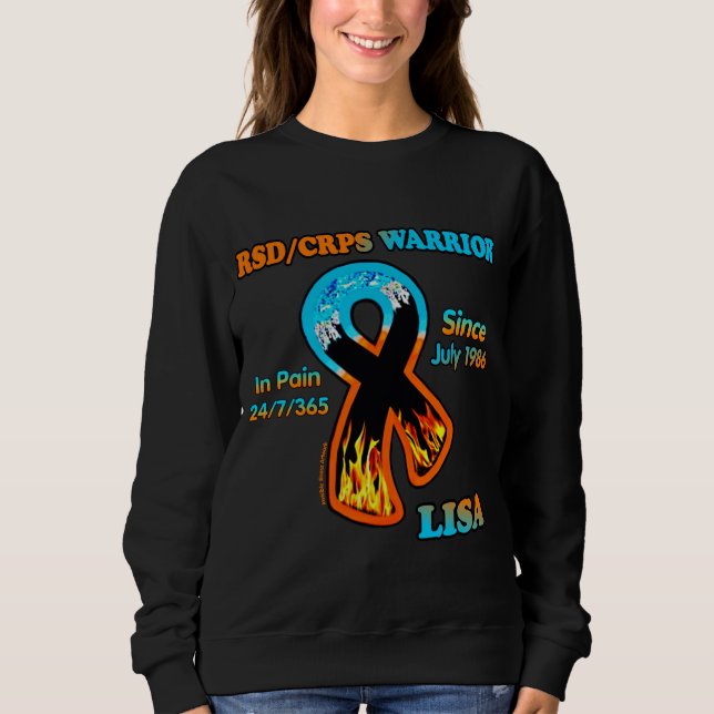 Sudadera RSD/CRPS WARRIOR...Lisa (Anverso)