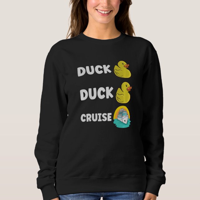 Sudadera Rubber Duck Boating Boat Captain Cruise Ship Cruis (Anverso)
