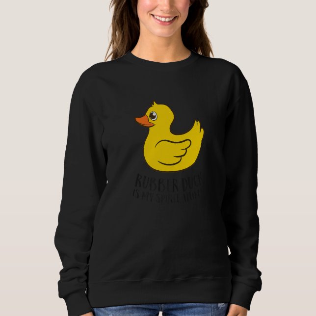 Sudadera Rubber Duck Spirit Animal  Duck (Anverso)