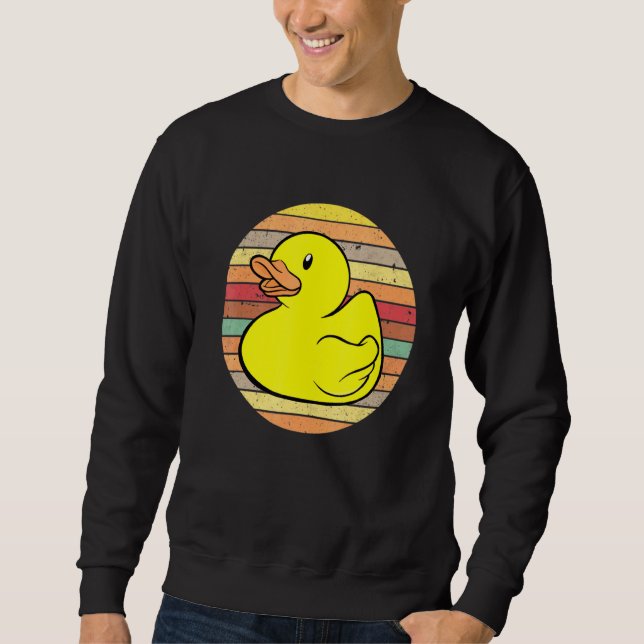 Sudadera Rubber Duckie Rubber Duck Bath Retro (Anverso)