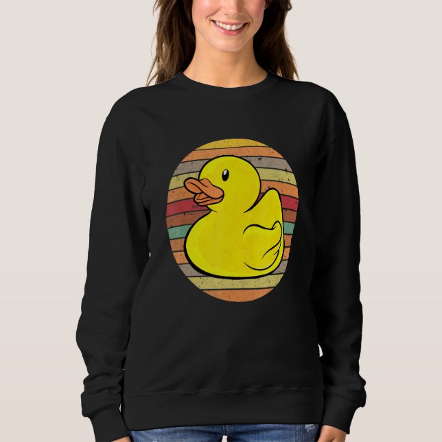 Sudadera Rubber Duckie Rubber Duck Bath Retro (Anverso)