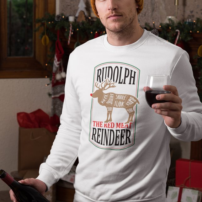 Sudadera Rudolph El Reno De Carne Roja (Subido por el creador)