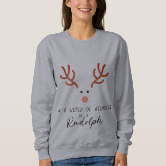Sudadera Rudolph Sweat Shirt de las mujeres